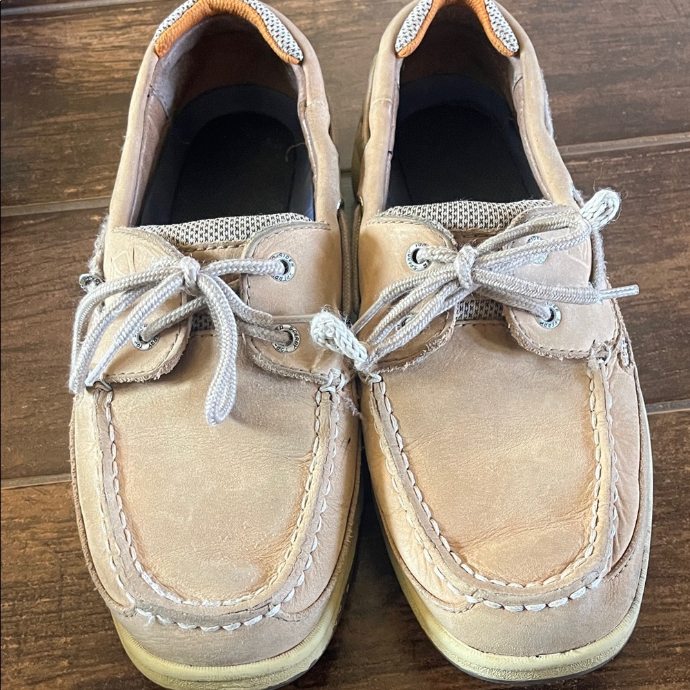Sperry Men's Tan Leather Boat Shoes